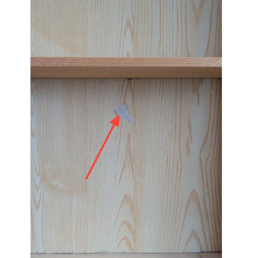 Natural Wood Shadow Box Display Case Hinged Glass Door Wall Hanging 16.5x13.5
